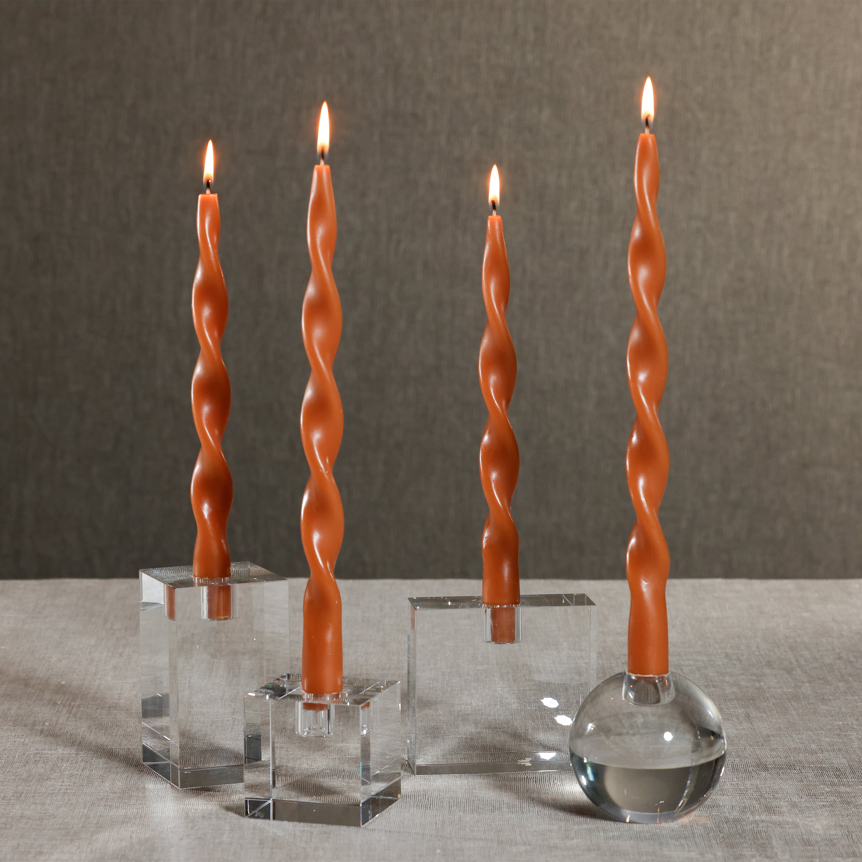 Zodax Lumière Twist Taper Candles - Thumbnail 4