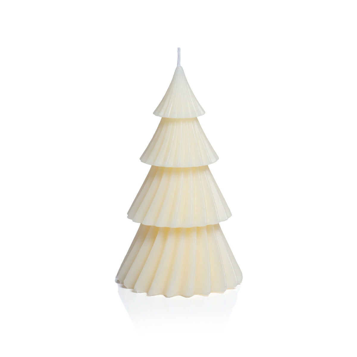 Zodax Twinkle Tree Decorative Holiday Candles, Set of 6, Ivory