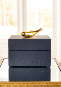 Chelsea House William Whale Box - Navy