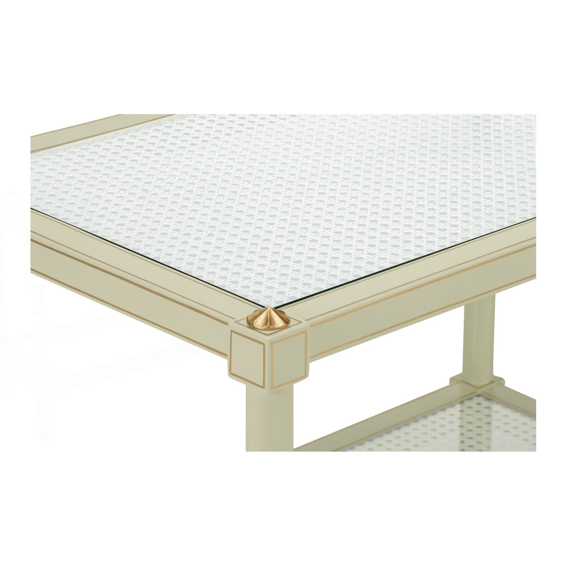 Chelsea House Conner Cane Cocktail Table - Green
