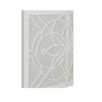 Chelsea House Flower of Life Cabinet - White