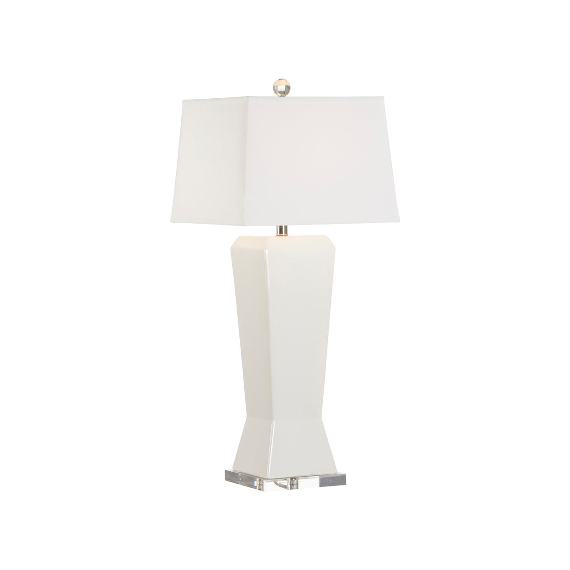Chelsea House Albion Table Lamp - White