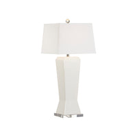 Chelsea House Albion Table Lamp - White