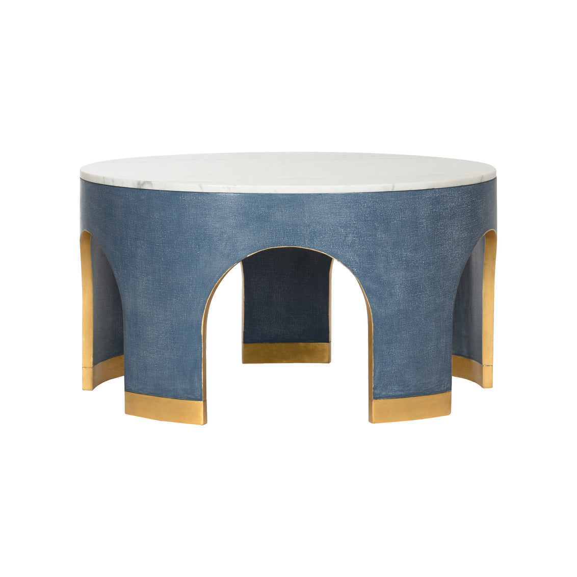 Chelsea House Aqueduct Cocktail Table - Blue