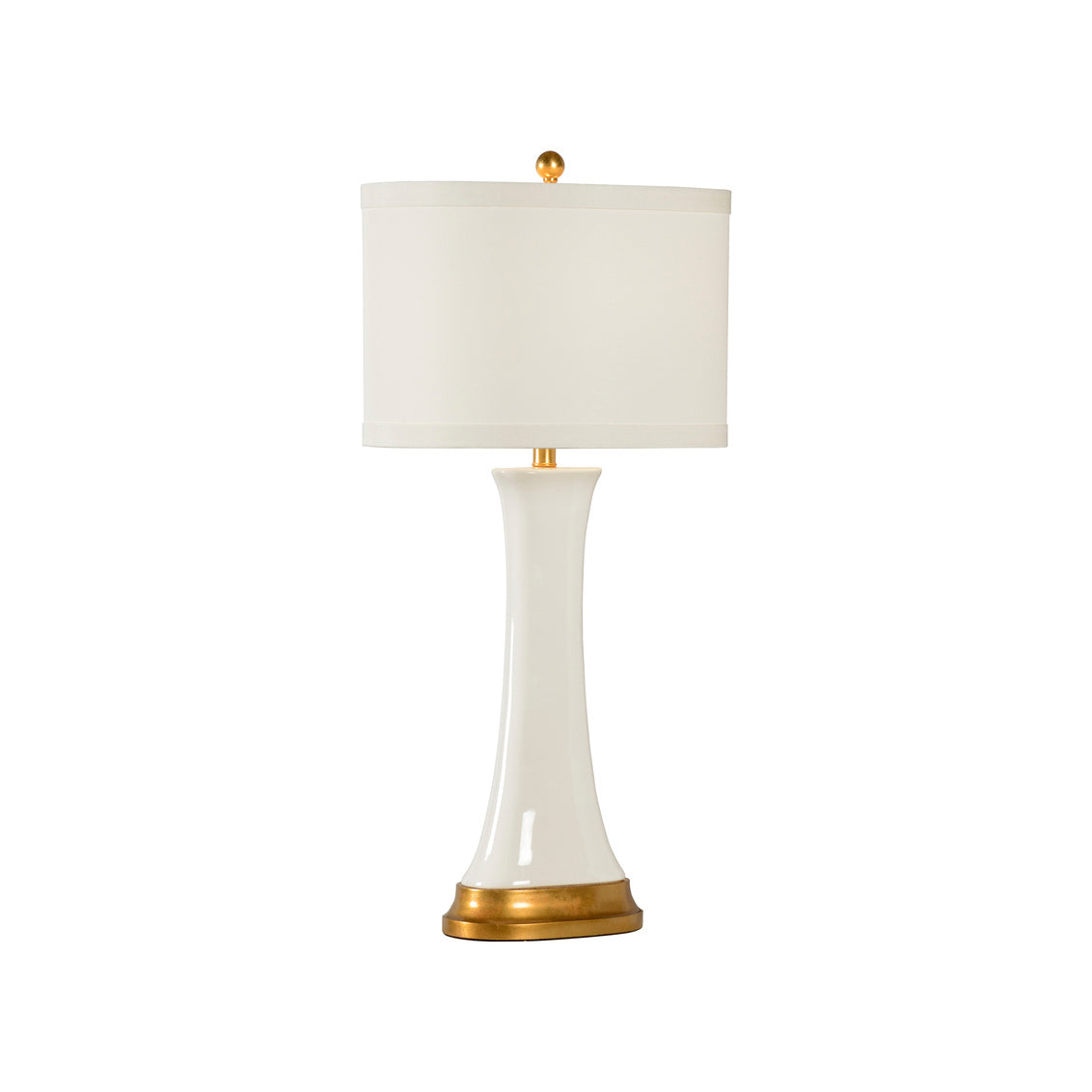 Chelsea House Hopper Lamp - White