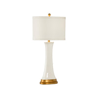 Chelsea House Hopper Lamp - White