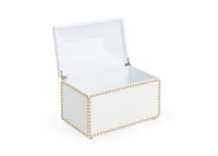 Chelsea House Chic Studded Box - White