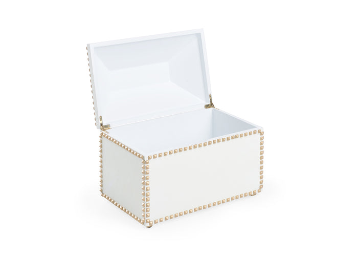 Chelsea House Chic Studded Box - White