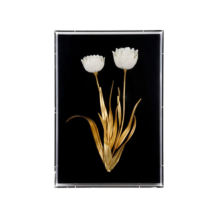 Chelsea House Porcelain Flower Black -  C