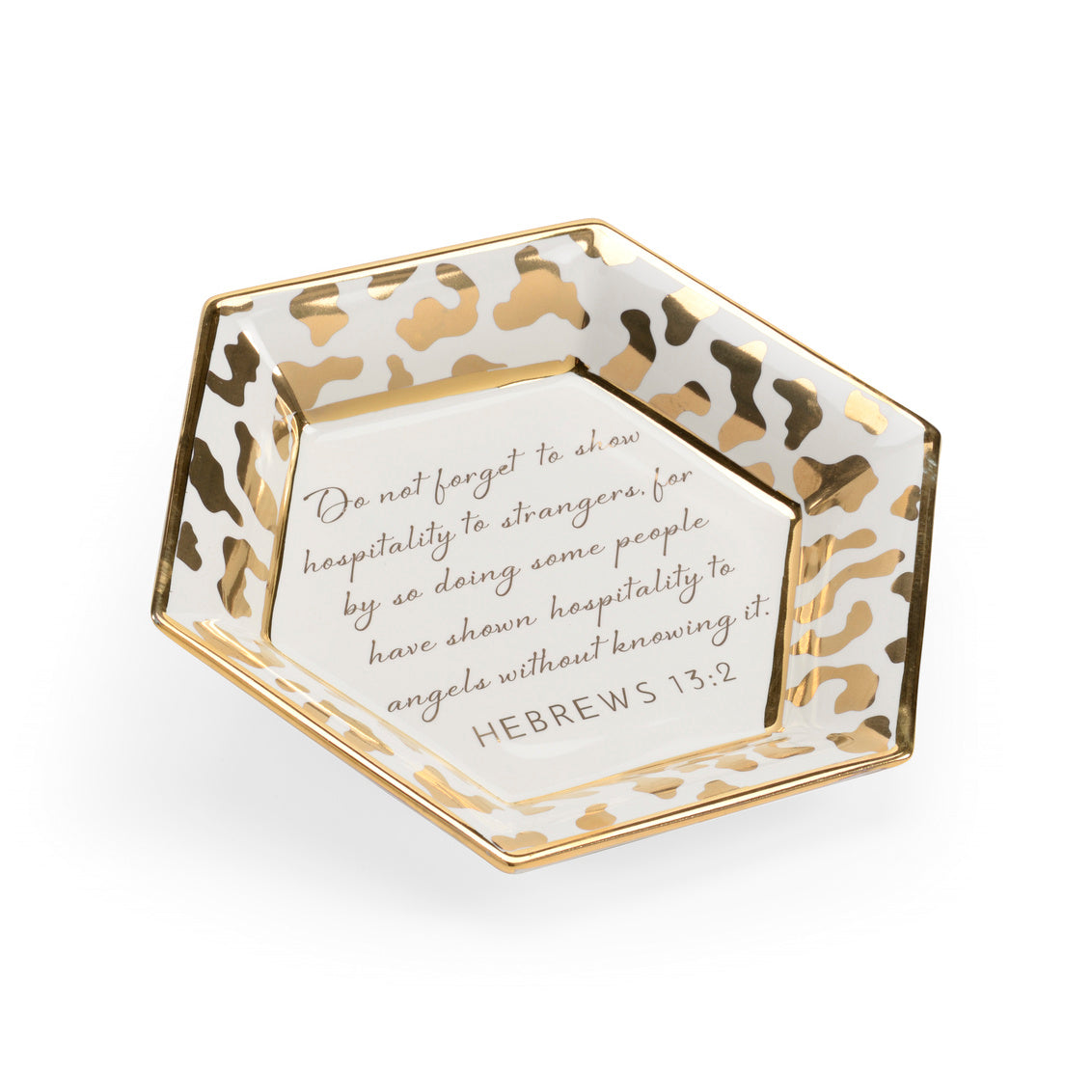 Chelsea House Honeycomb Jungle Verse Plate - White