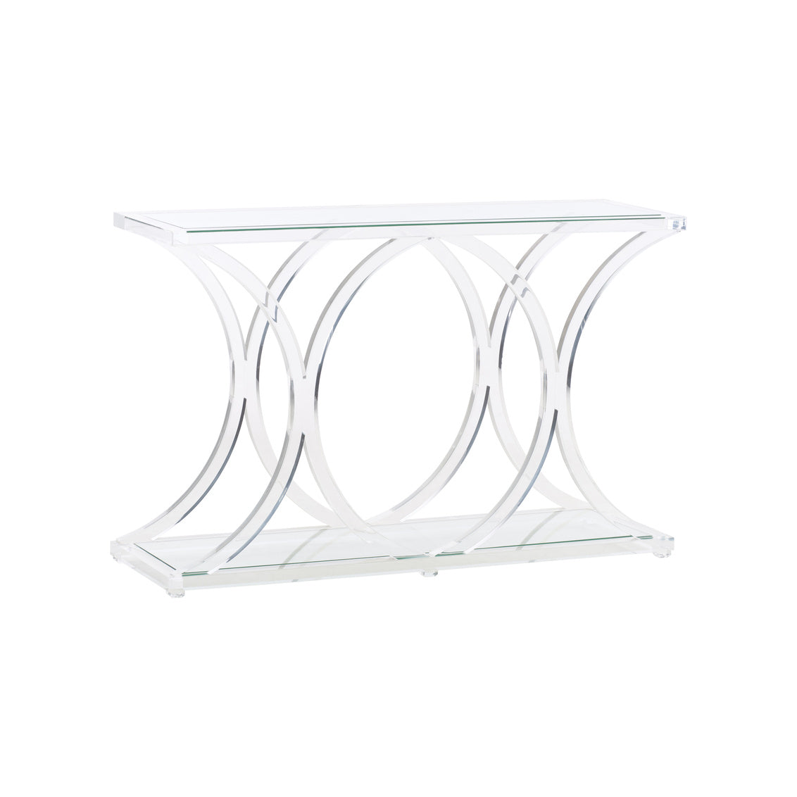 Chelsea House Sweeping Acrylic Console