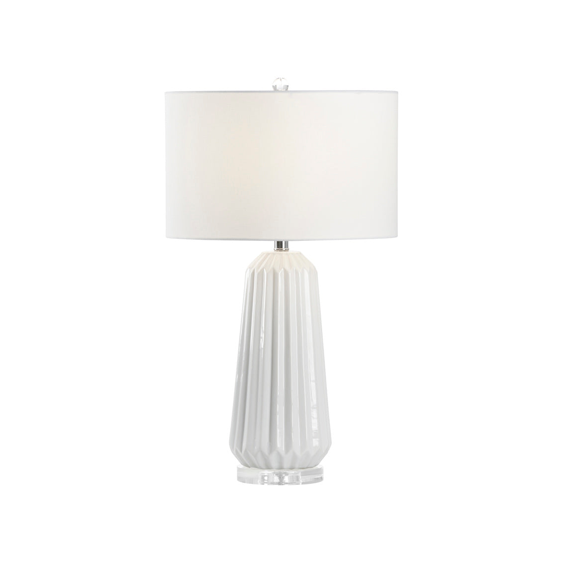 Chelsea House Gamble Lamp - White