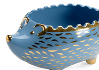 Chelsea House Hedgehog Bowl - Blue/Gold
