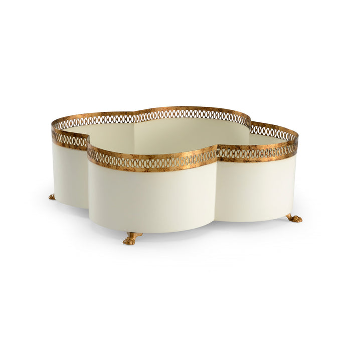 Chelsea House Tracery Cachepot - Cream