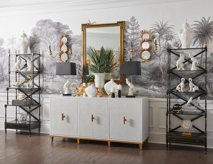 Chelsea House Harting Mirrored Sconce