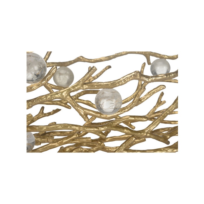 Chelsea House Open Twig and Crystal Balls Bowl