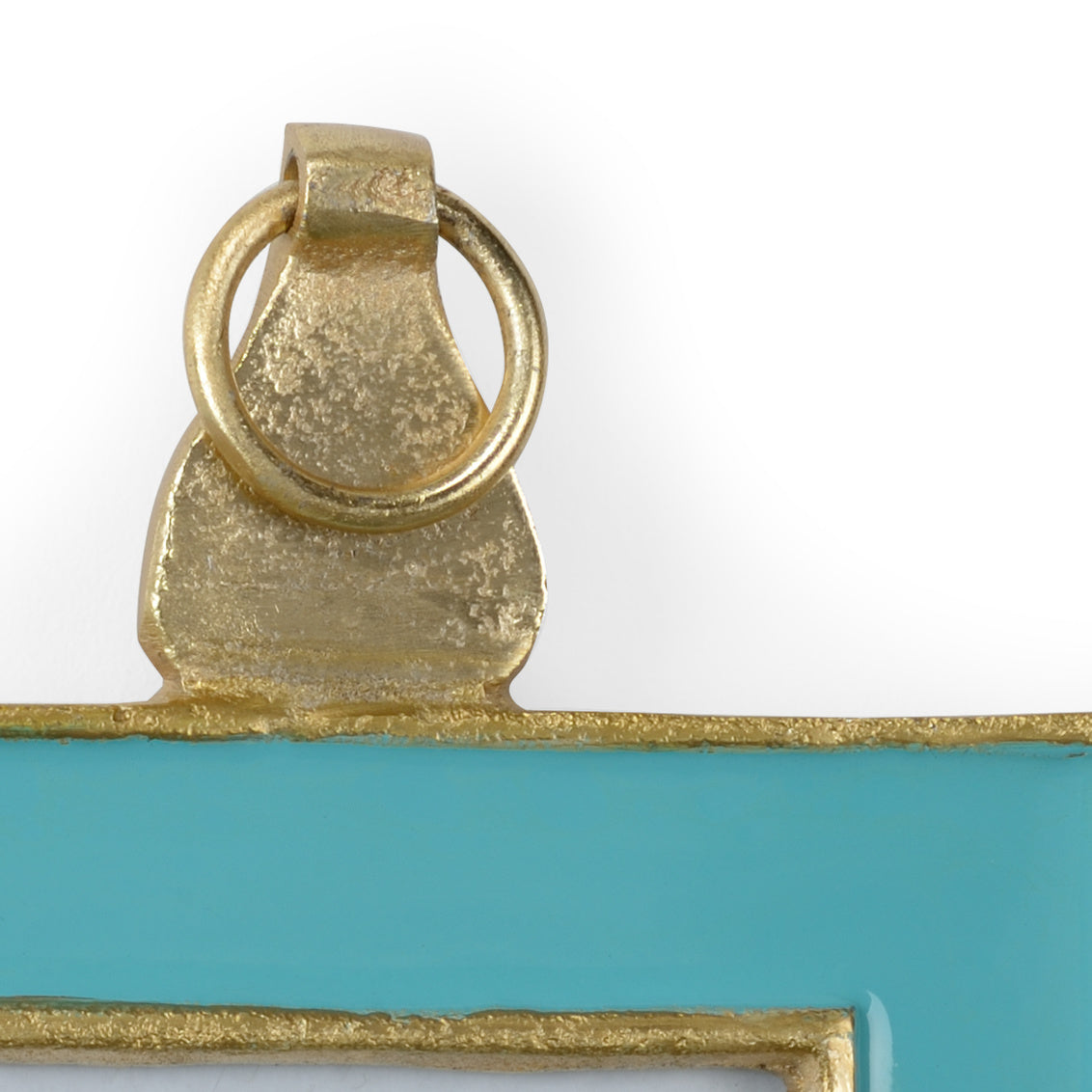 Wildwood Aqua Enamel Wall Frame (Sm)