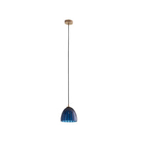 Wildwood Caterina Single Pendant - Blue Avio