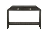 Chelsea House Bend 2-Drawer Console Table - Black