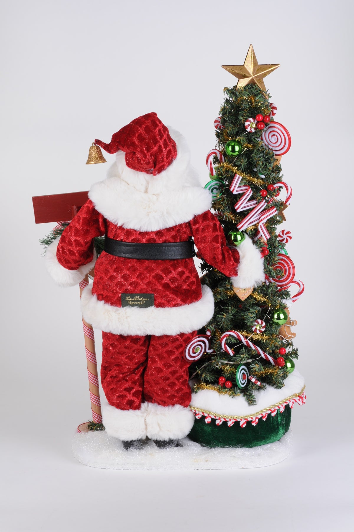 Karen Didion Lighted North Pole Bakery Santa