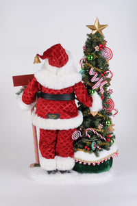 Karen Didion Lighted North Pole Bakery Santa