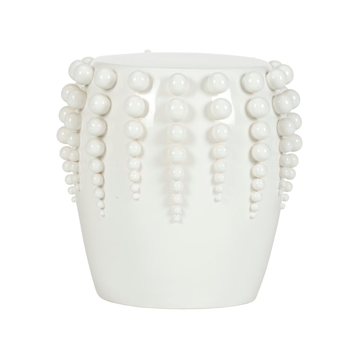 Chelsea House Sea Urchin Garden Seat - White