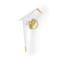 Chelsea House Origami Bird Sconce (Left)