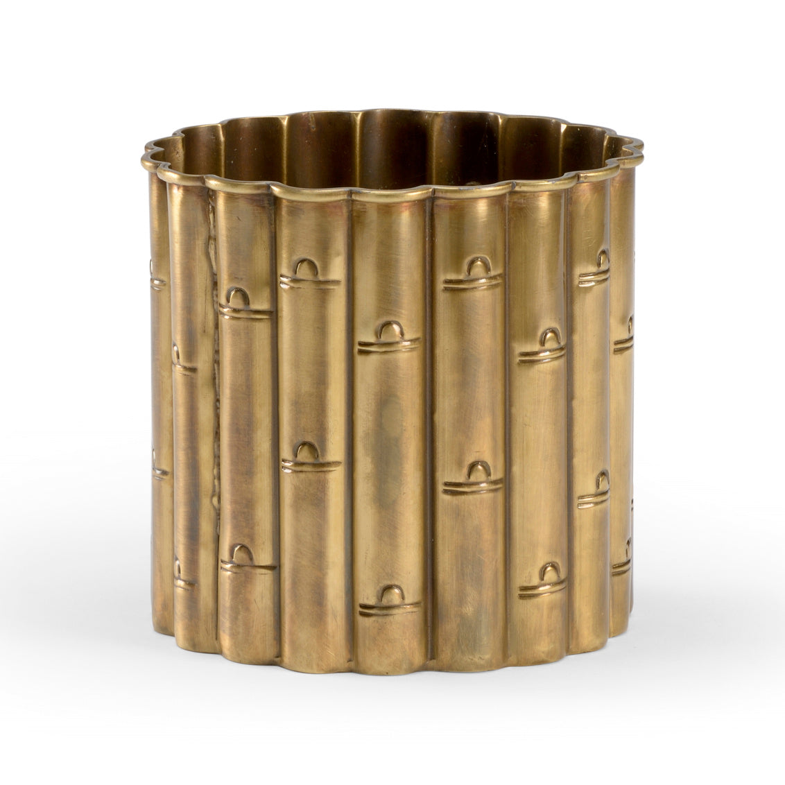 Wildwood Brass Bamboo Planter (Sm)