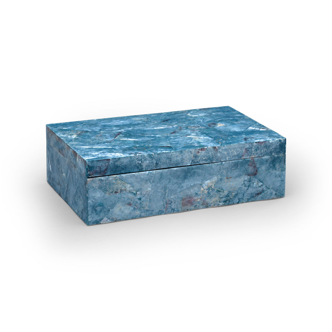 Chelsea House Blue Hammer Shell Box