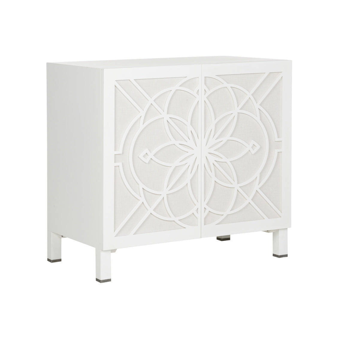 Chelsea House Flower of Life Cabinet - White