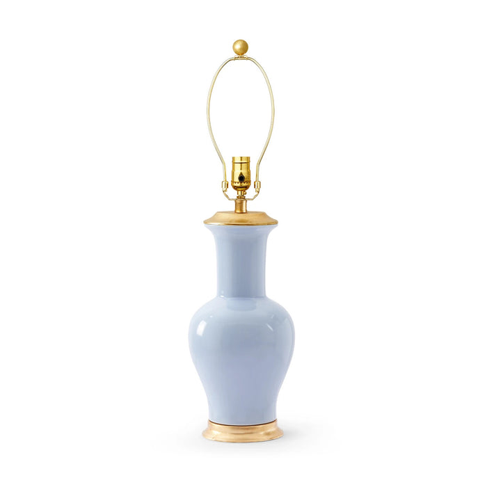 Villa & House Acacia Lamp Without Shade, Periwinkle Blue