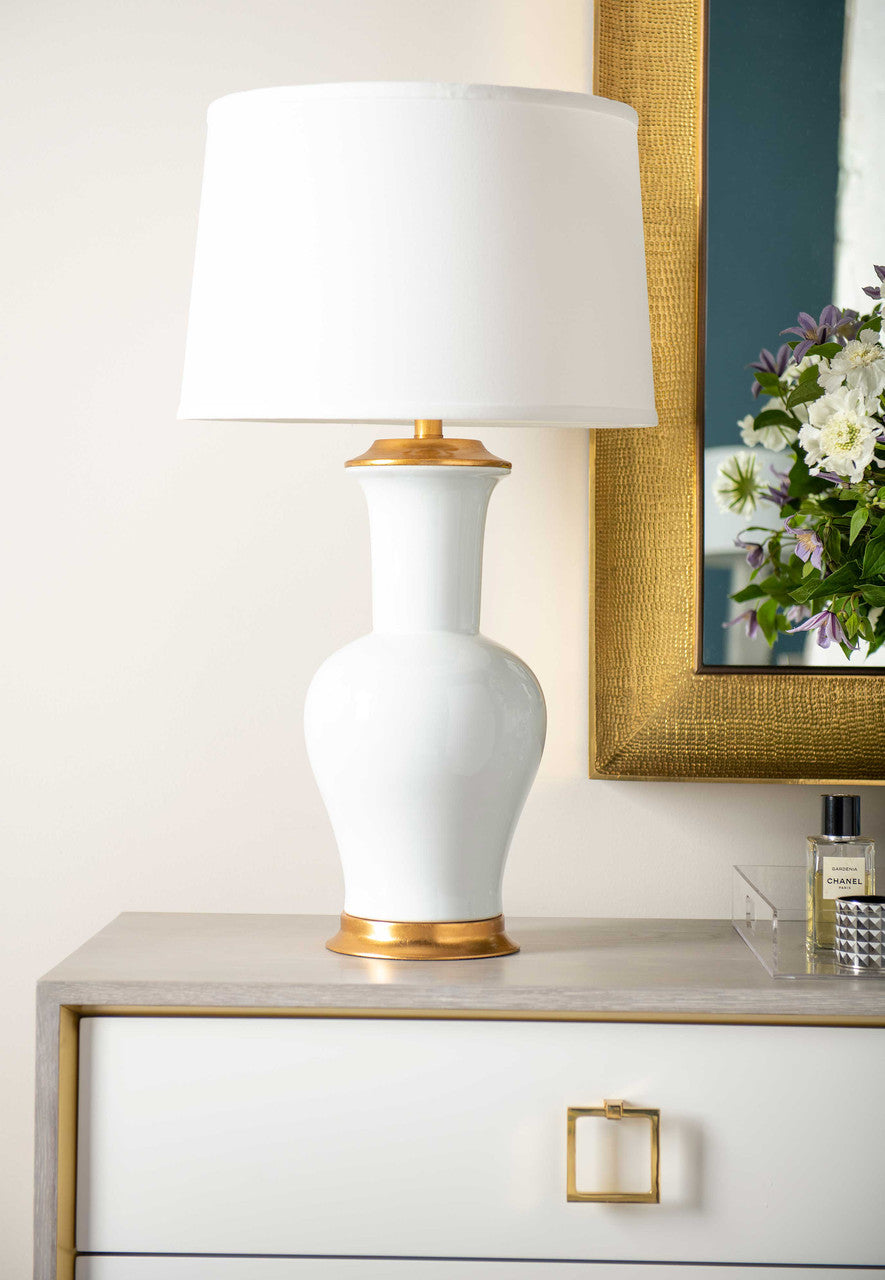 Villa & House Acacia Lamp Without Shade, Coconut