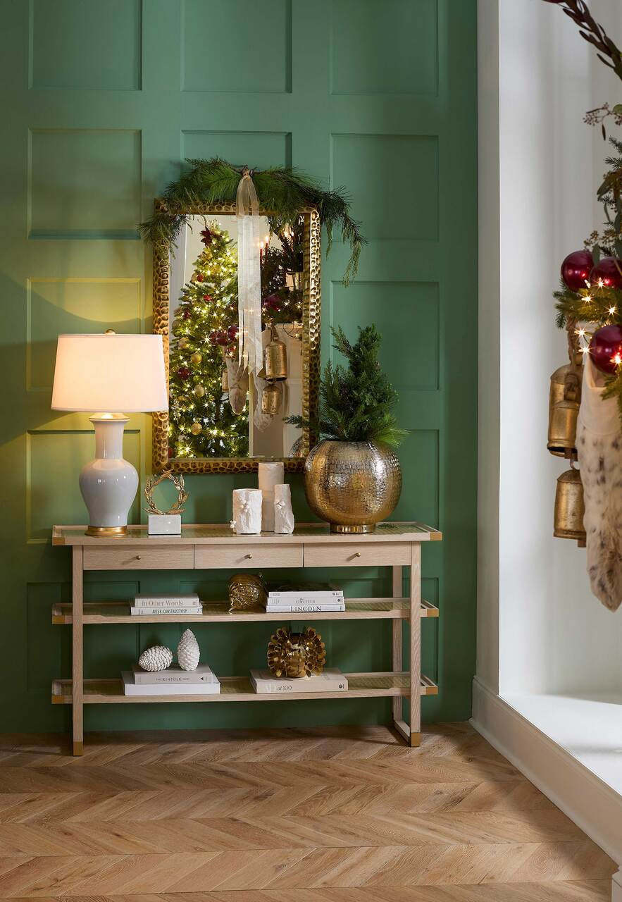 Villa & House Acacia Lamp Without Shade, Coconut