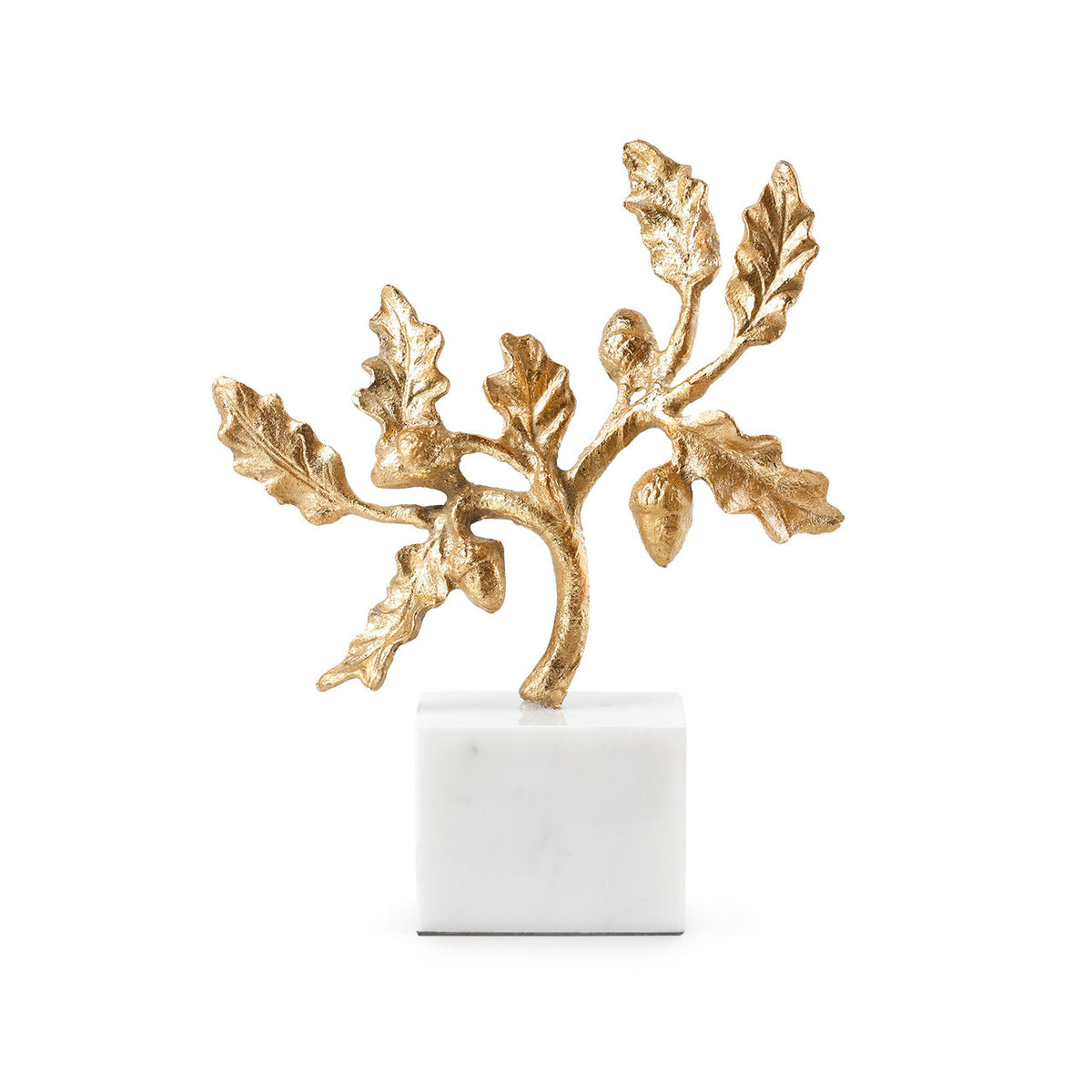 Villa & House Acorn Statue, Gold