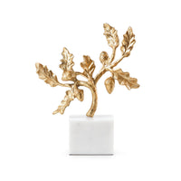 Villa & House Acorn Statue, Gold