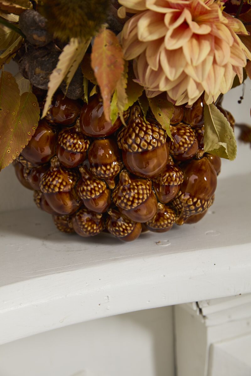 Design Shop Acorn Pot 8.75"x 5.5"