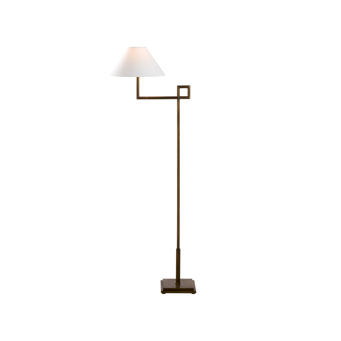 Chelsea House St. Dunstan Floor Lamp - Aged Brass