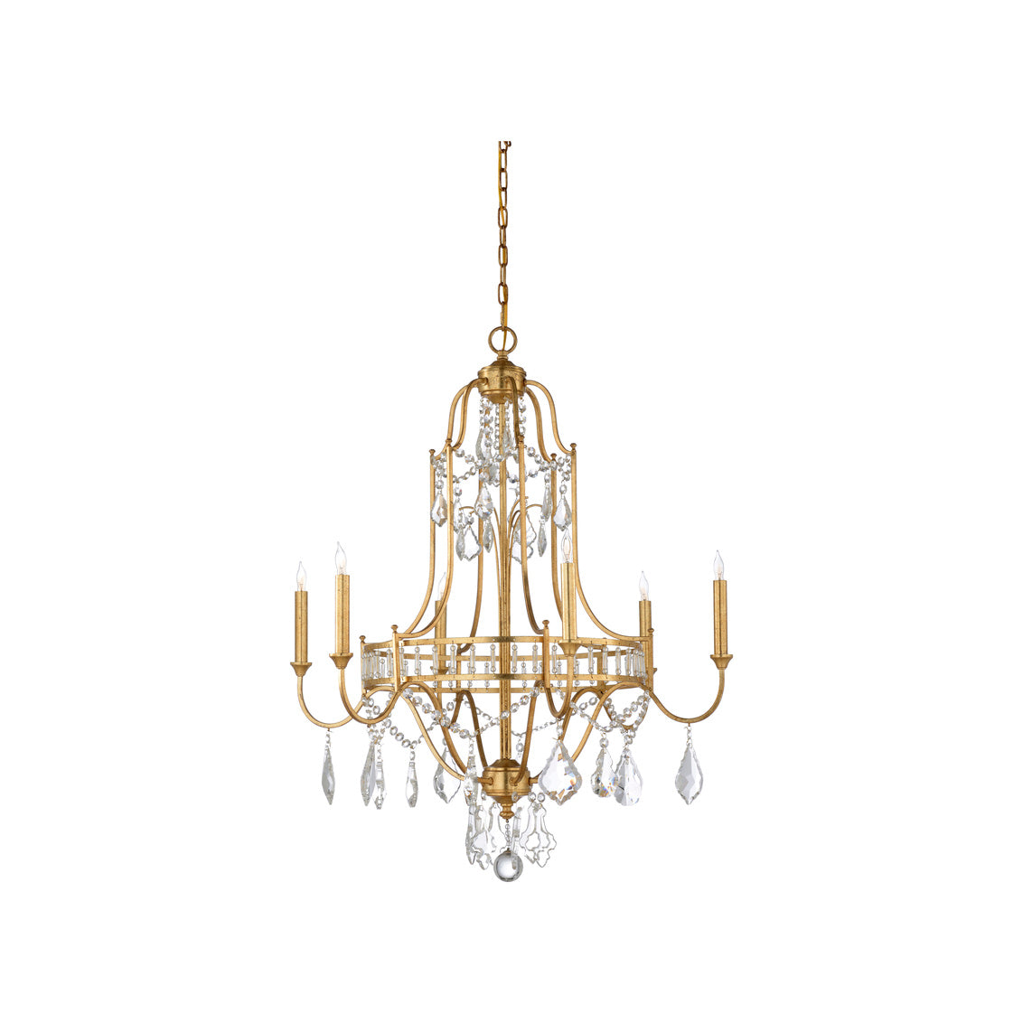 Wildwood Buckhead Small Chandelier - Gold
