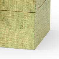 Chelsea House Raffia Boxes - Seafoam (S2)