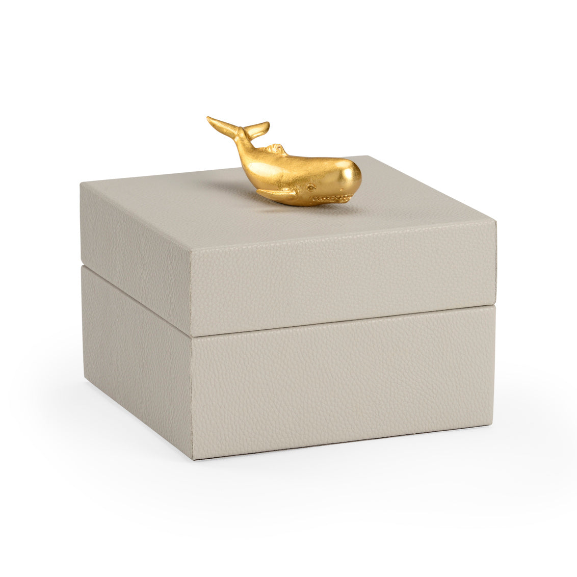 Chelsea House Whale Handle Box - Gray