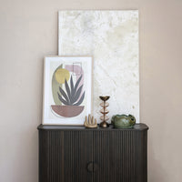Design Shop Recycled Glass & Metal Pillar Holder (holds 3" Pillar)