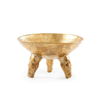 Villa & House Akai Medium Bowl, Gold Leaf