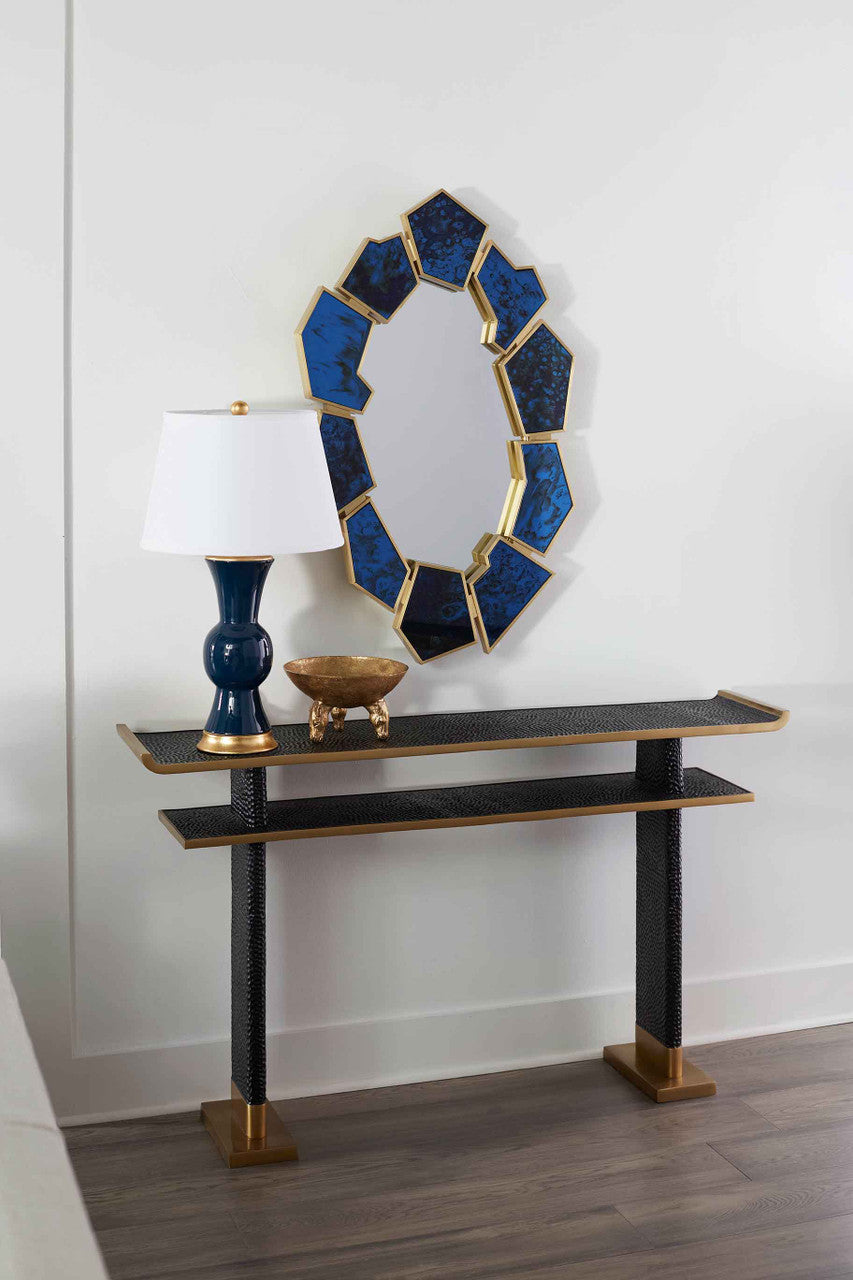 Villa & House Akai Medium Bowl, Gold Leaf