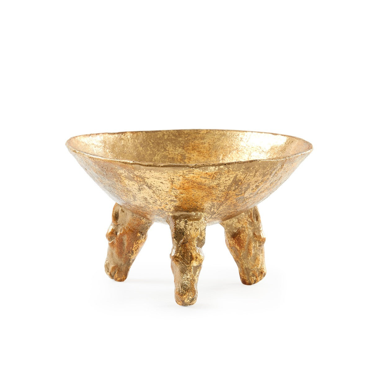 Villa & House Akai Medium Bowl, Gold Leaf