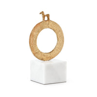 Villa & House Akkadia Statue, Gold Leaf