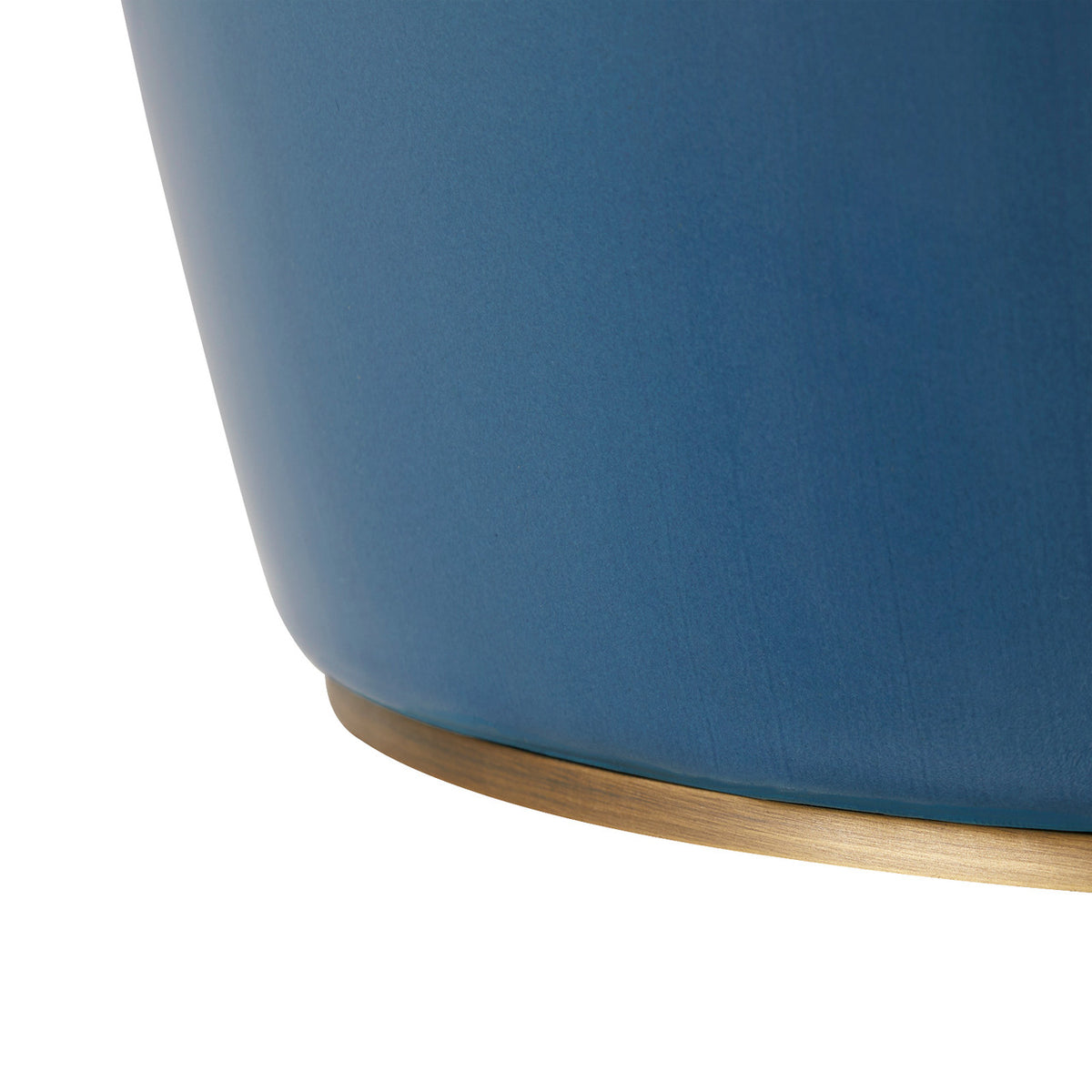 Villa & House Aksel Lamp with Shade 17-inch White Linen, with Gold, Cruise Teal