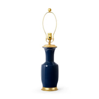 Villa & House Alia Lamp Without Shade, Navy Blue