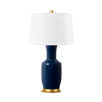 Villa & House Alia Lamp Without Shade, Navy Blue