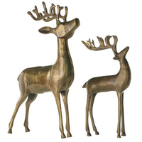 Design Shop Aluminum Reindeer 21.5"x 8"x 33"