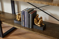 Villa & House Amadeo Sitting Statue (Pair), Gold Leaf